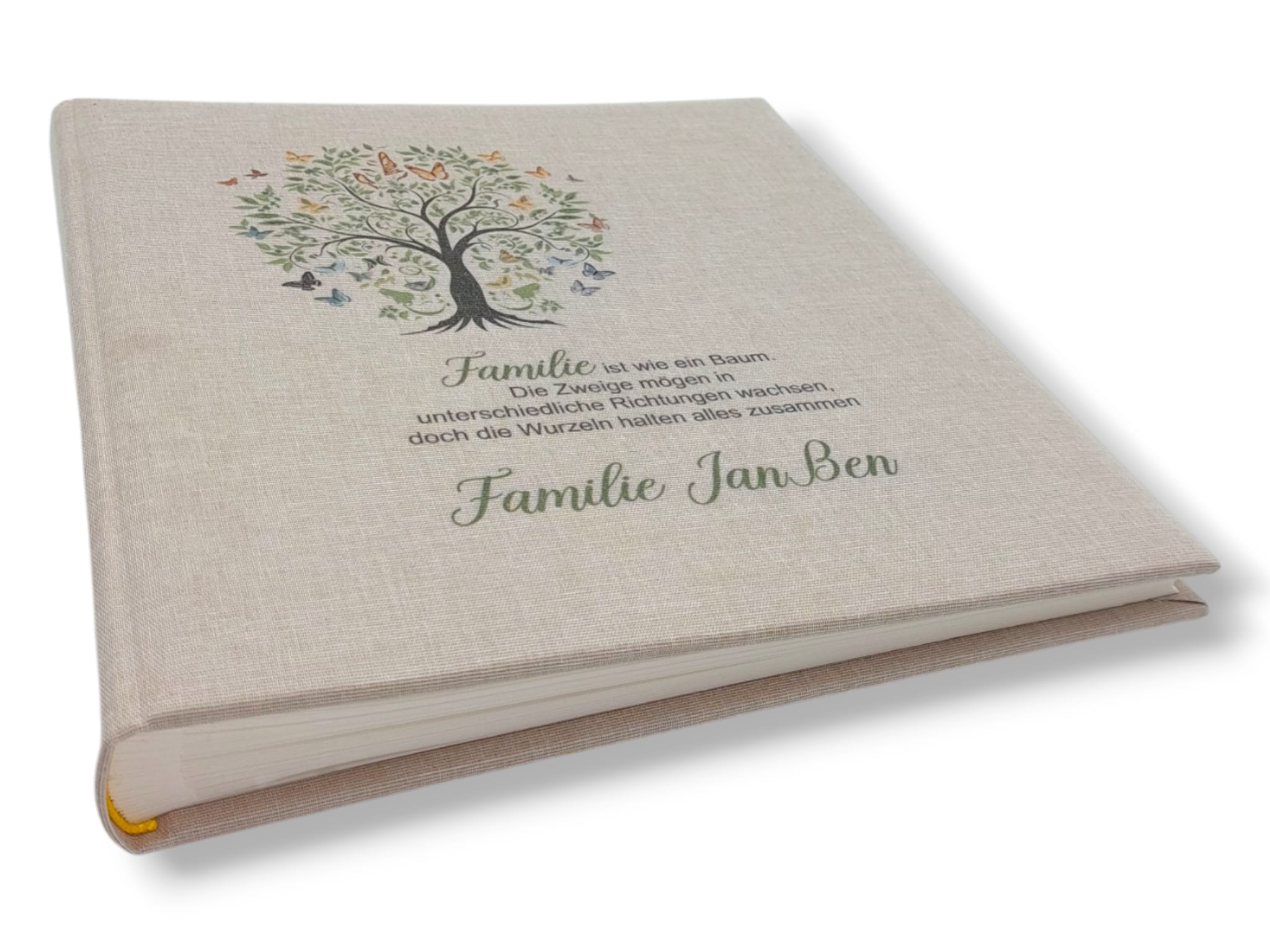 Fotoalbum Familienalbum "Lebensbaum" Leinen