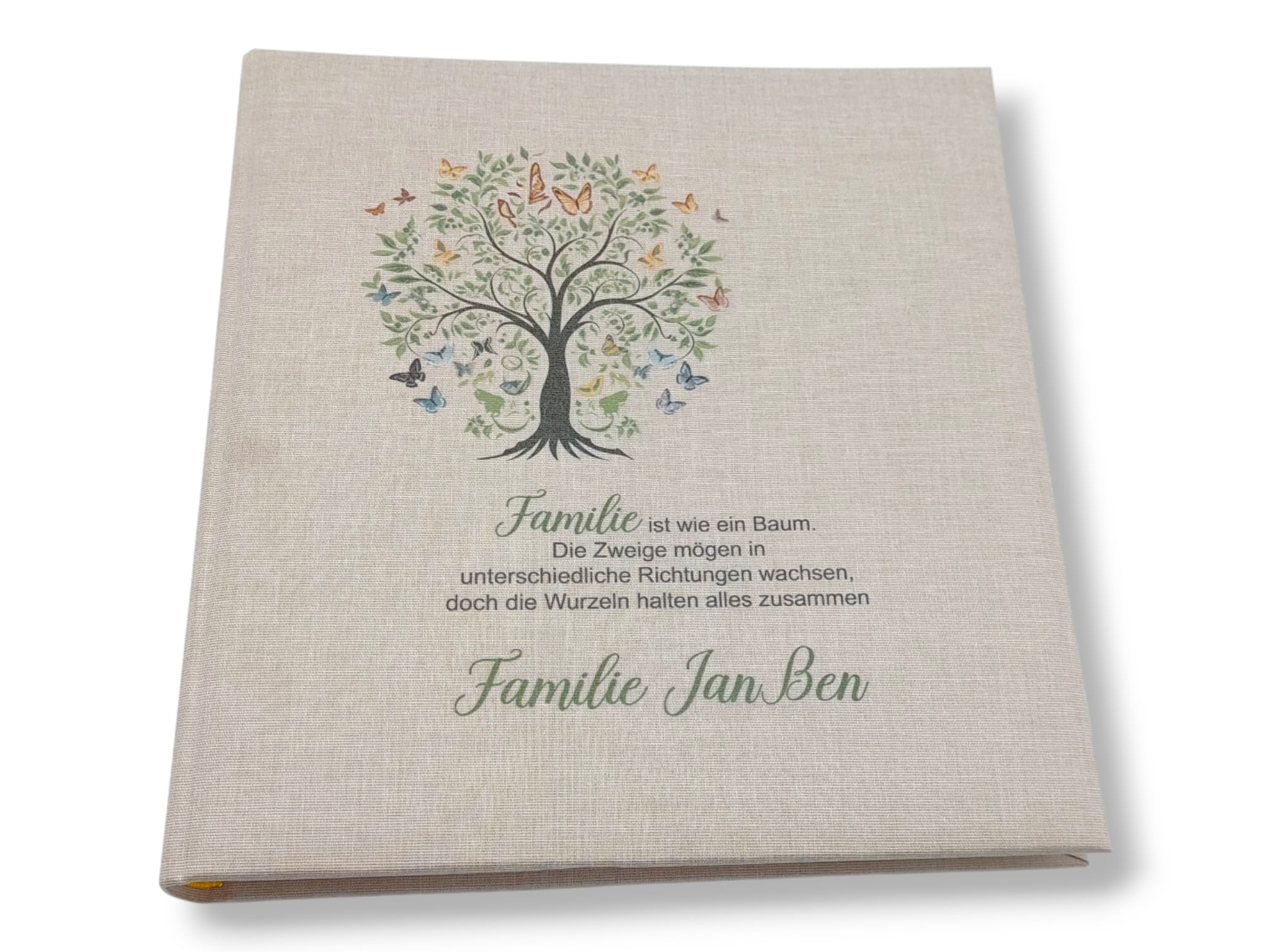 Fotoalbum Familienalbum "Lebensbaum" Leinen