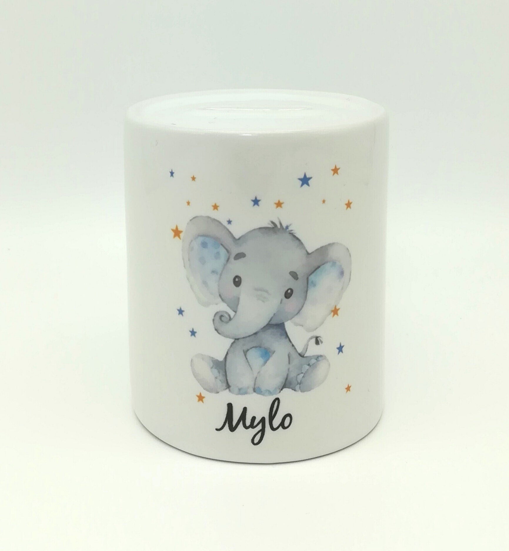 Spardose "Elefant/ Sterne" personalisiert mit Namen