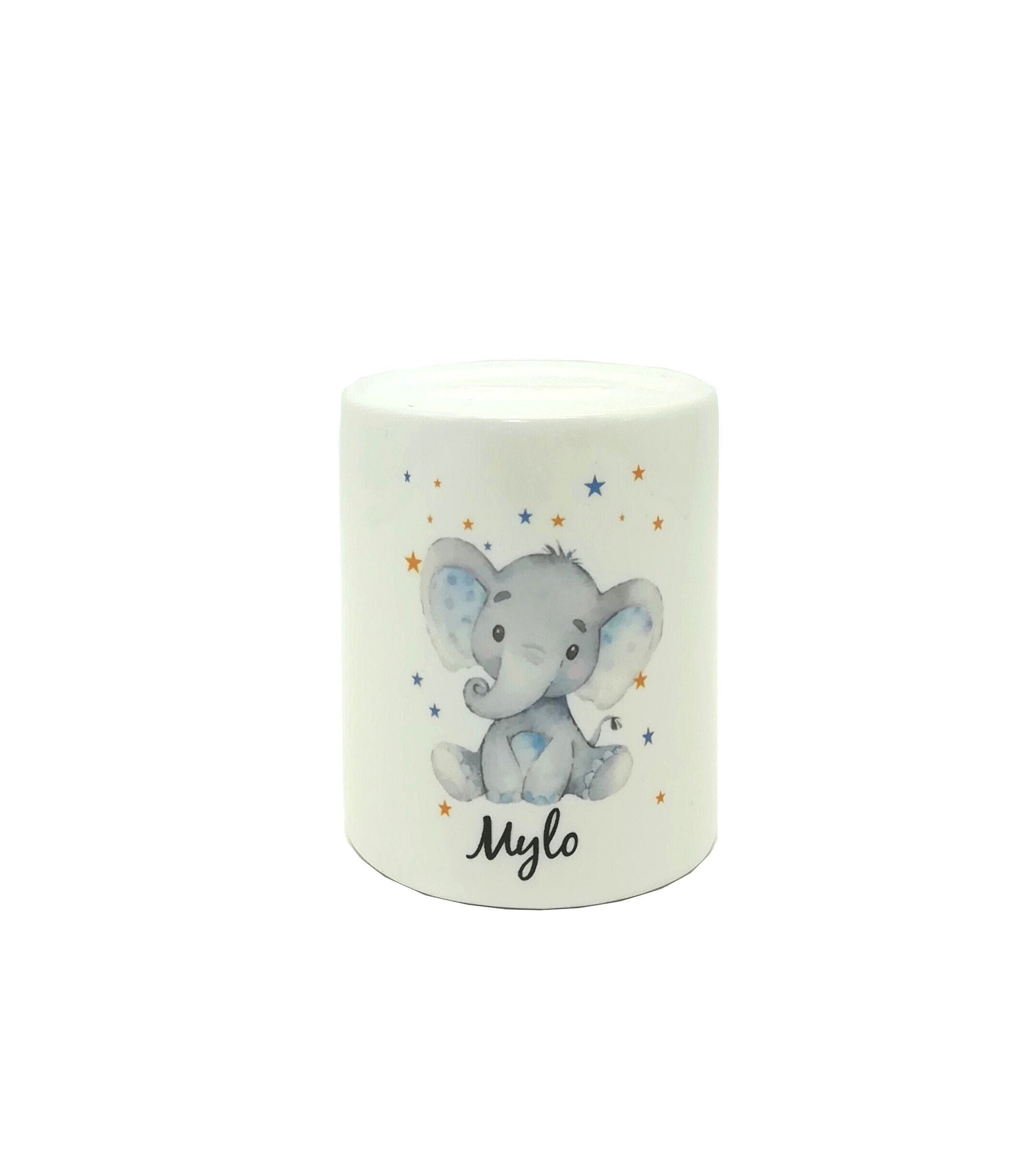 Spardose "Elefant/ Sterne" personalisiert mit Namen