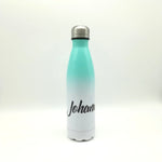Thermosflasche mit Namen 500ml/ Edelstahl Trinkflasche für Kinder und Erwachsene/ Wasserflasche/