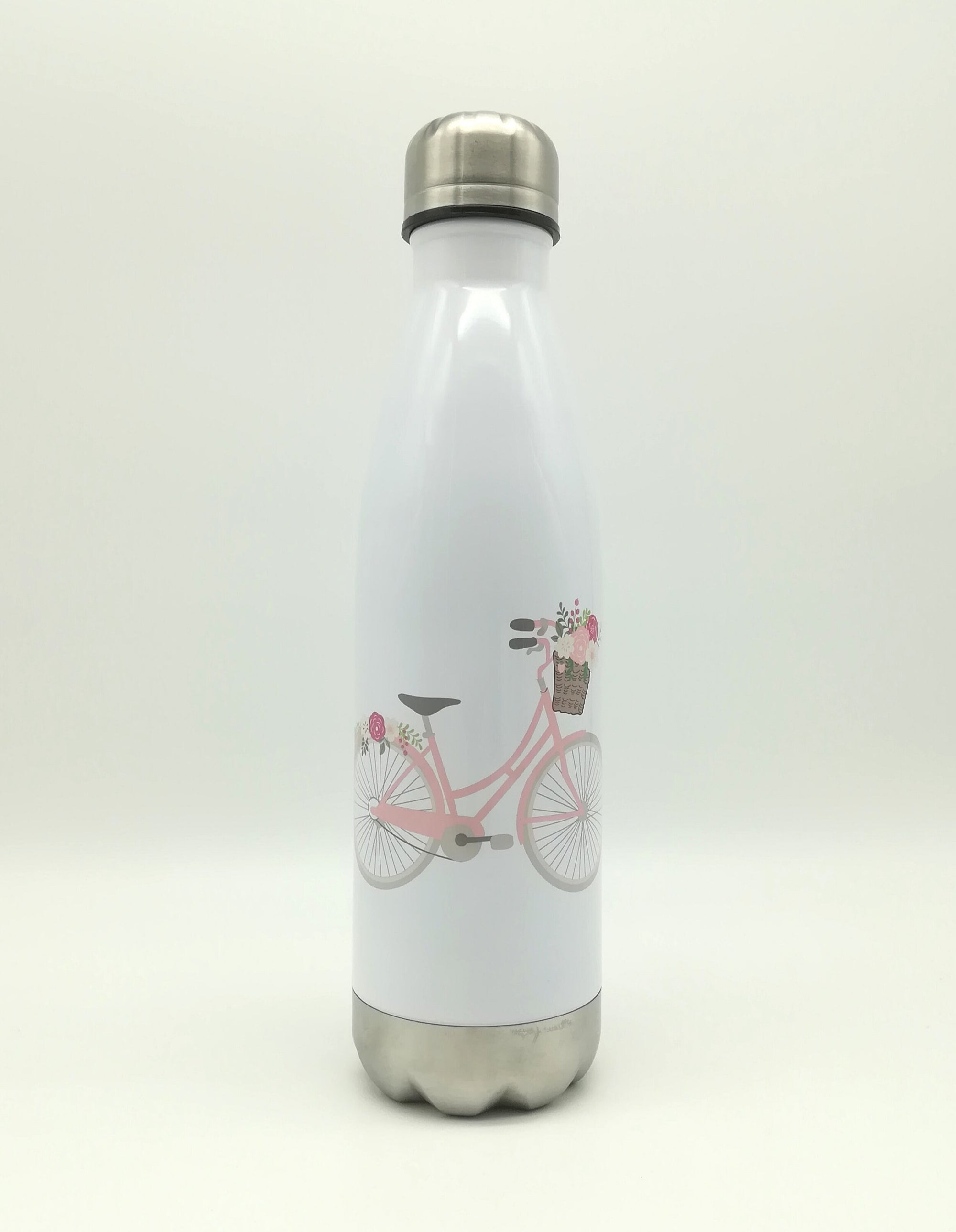 Thermosflasche mit Namen "Fahrrad" / Edelstahl Trinkflasche für Kinder und Erwachsene/ Wasserflasche/ 500ml/350ml