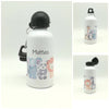 Trinkflasche mit Namen "Zootiere" / individuell/ Flasche/ Kinder trinkflasche 500ml/ Kindergarten / Schule