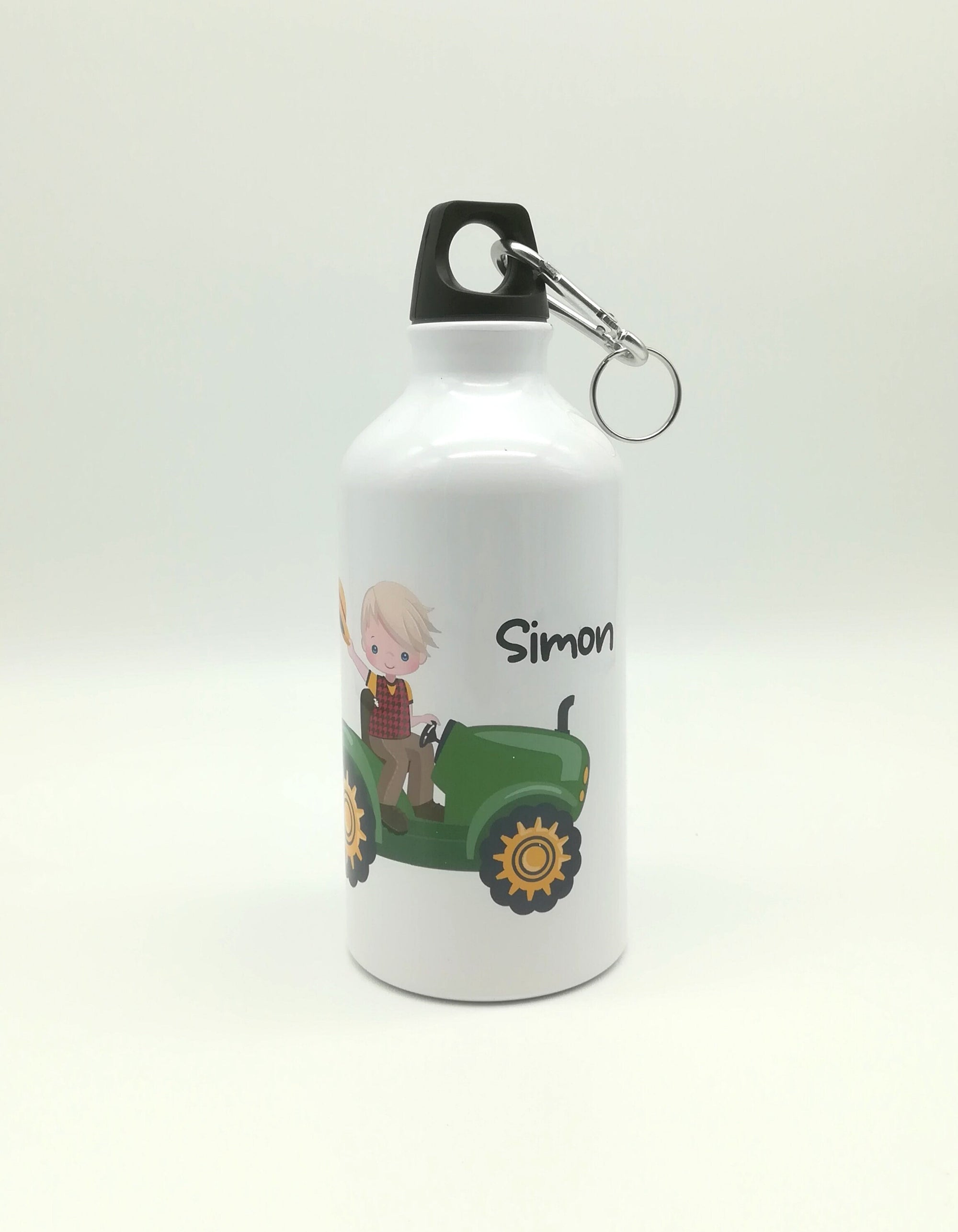 Trinkflasche mit Namen "Traktor Junge" / individuell/ Flasche/ Kinder trinkflasche 500ml/ Kindergarten / Schule