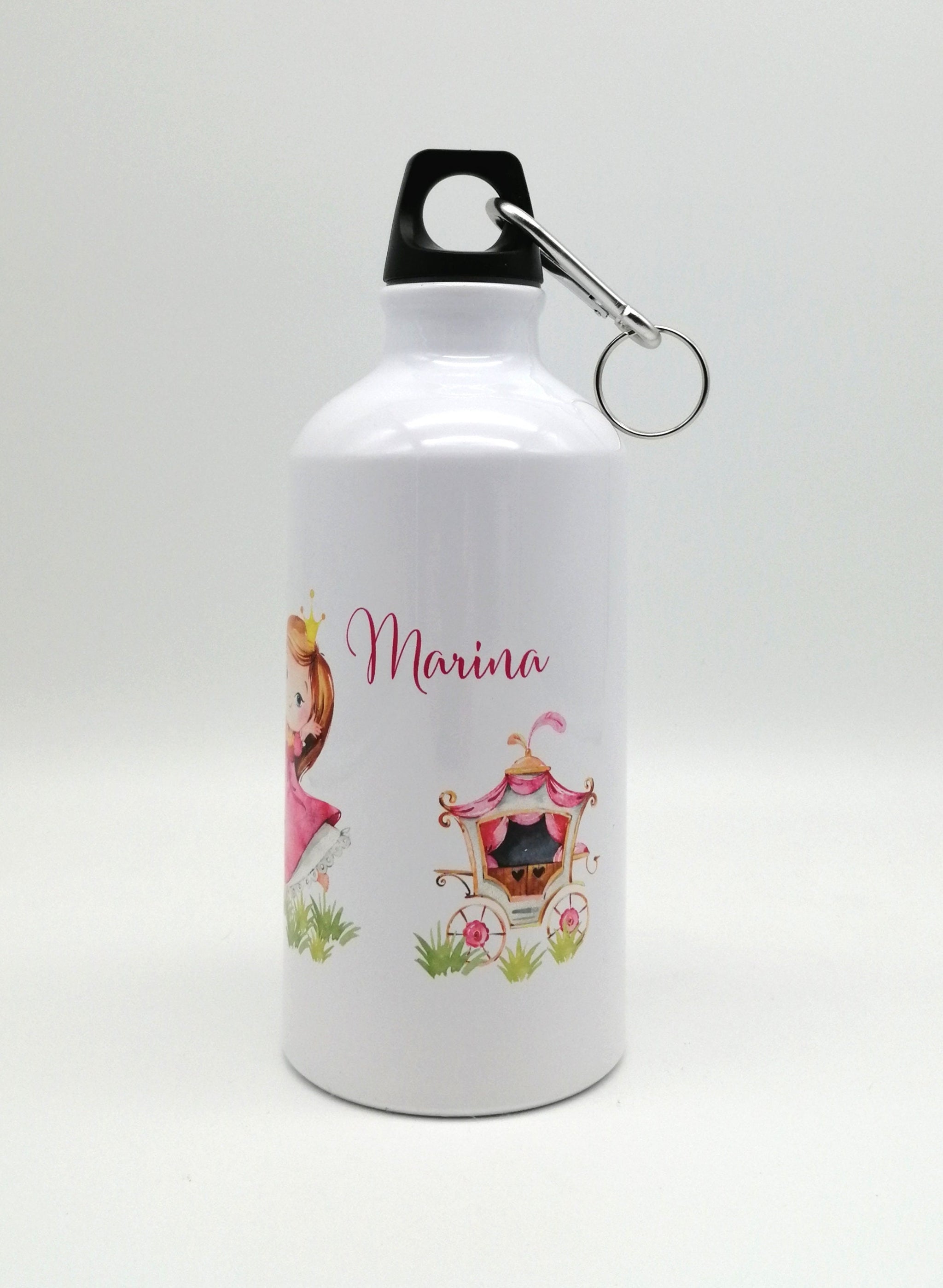 Trinkflasche mit Namen "Prinzessin" / individuell/ Flasche/ Kinder trinkflasche 500ml/ Kindergarten / Schule