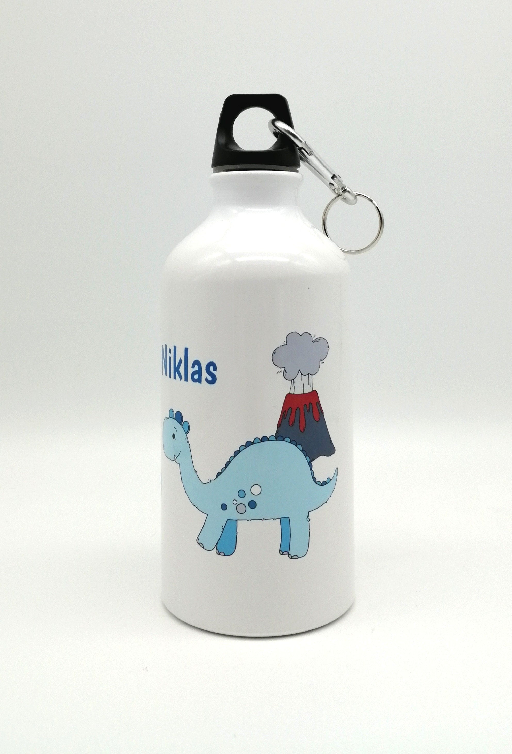 Trinkflasche mit Namen "Dino3"/ individuell/ Flasche/ Kinder trinkflasche 500ml/ Kindergarten / Schule