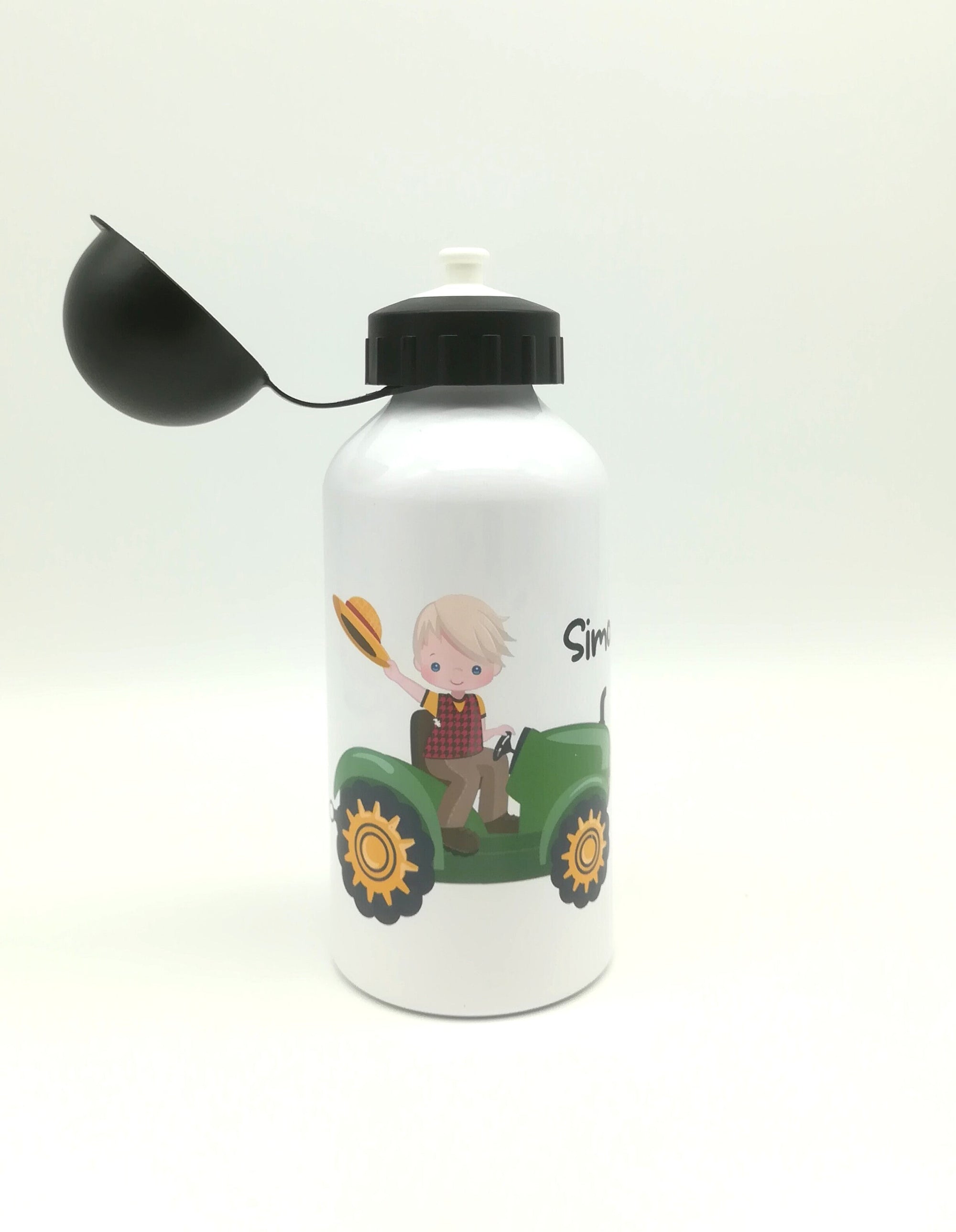 Trinkflasche mit Namen "Traktor Junge" / individuell/ Flasche/ Kinder trinkflasche 500ml/ Kindergarten / Schule
