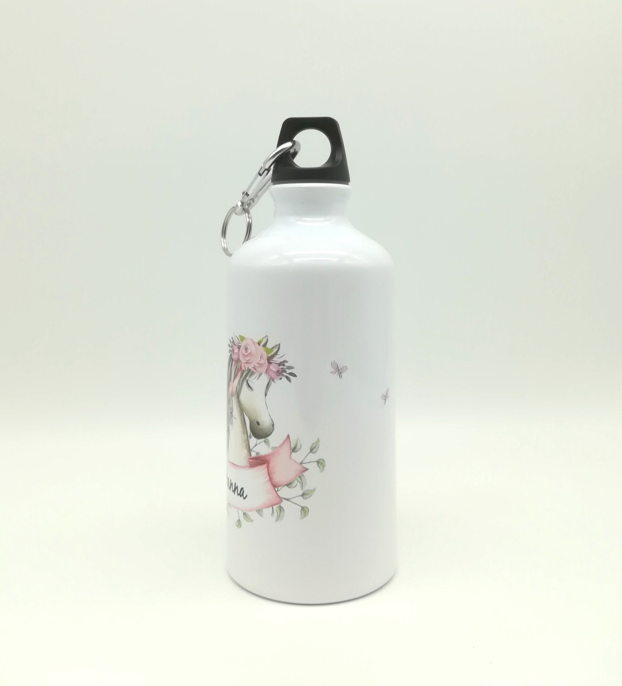 Trinkflasche mit Namen "Pferd2" / individuell/ Flasche/ Kinder trinkflasche 500ml/ Kindergarten / Schule