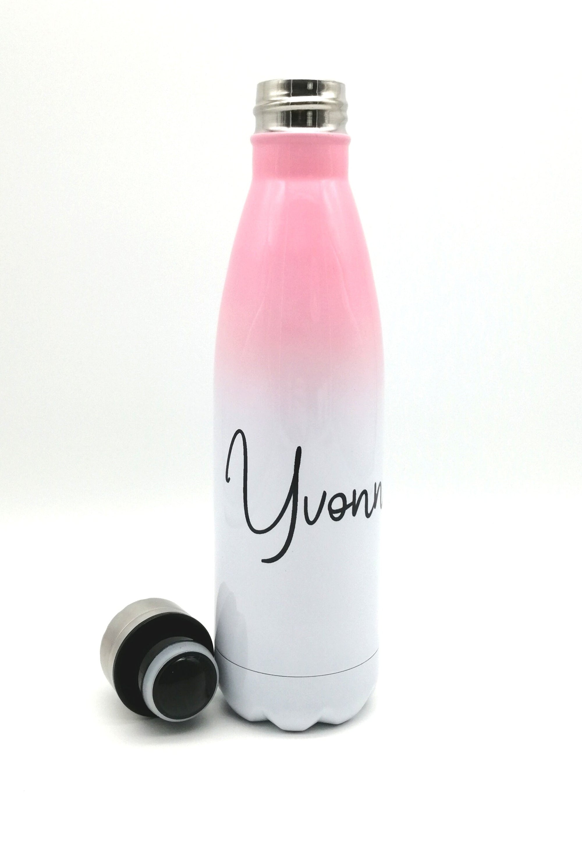 Thermosflasche mit Namen "Segelboot" 500ml/ Edelstahl Trinkflasche für Kinder und Erwachsene/ Wasserflasche/