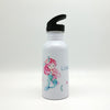 Trinkflasche mit Namen "Meerjungfrau"/ Kindergarten/ Schule/ Sport/ 500ml mit Strohhalm