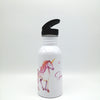 Trinkflasche mit Namen "Einhorn"/ Kindergarten/ Schule/ Sport/ 500ml mit Strohhalm