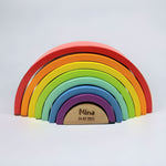 Regenbogen Stapelspiel personalisiert mit Gravur