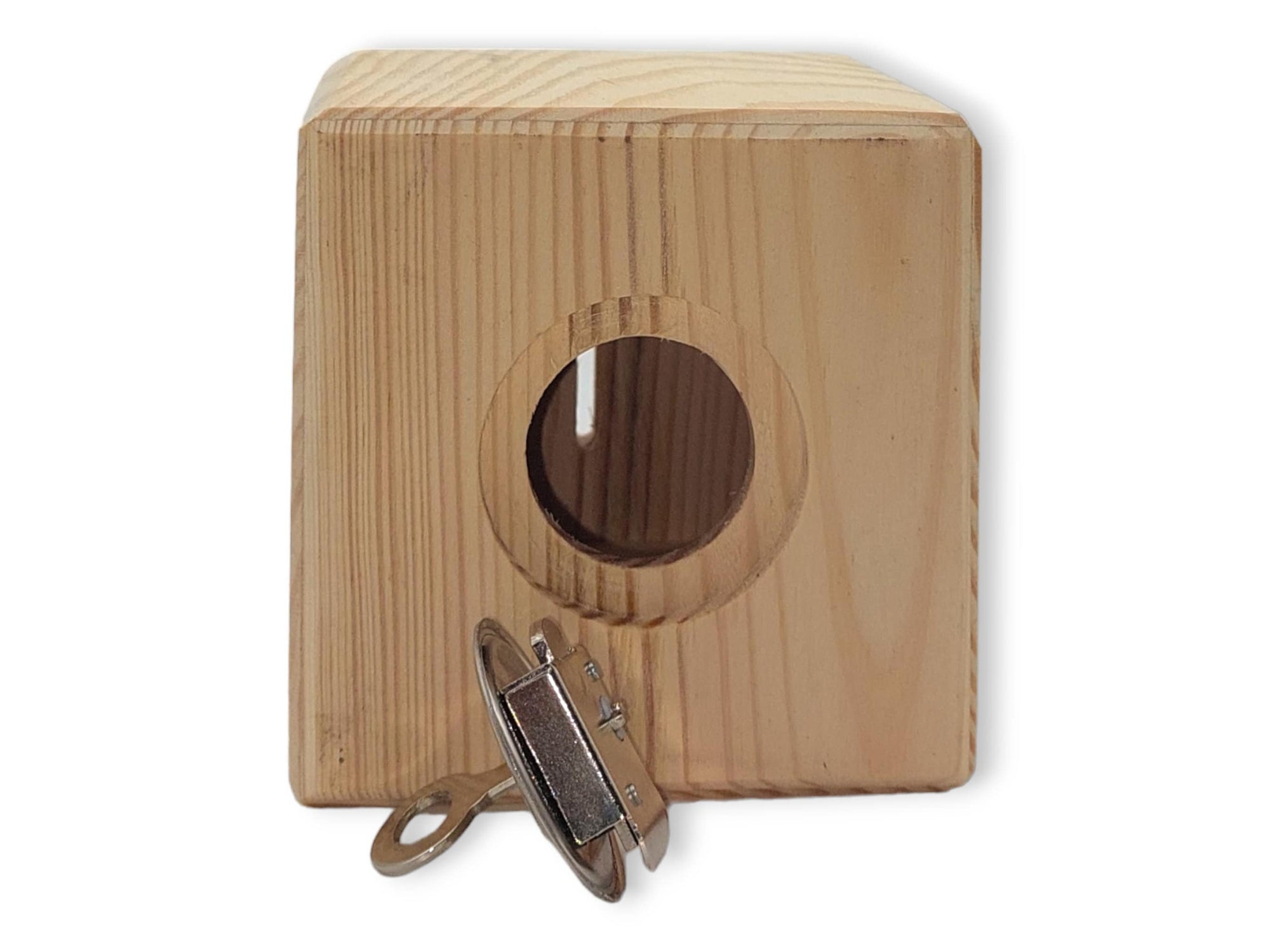Holzspardose "Blumenkranz 7" personalisiert mit Namen