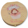 Milchzahndose personalisiert "Heißluftballon rosa" / Milchzahnbox aus Holz, Milchzahndose aus Holz, Personalisierte Zahnbox, Kindergeschenk