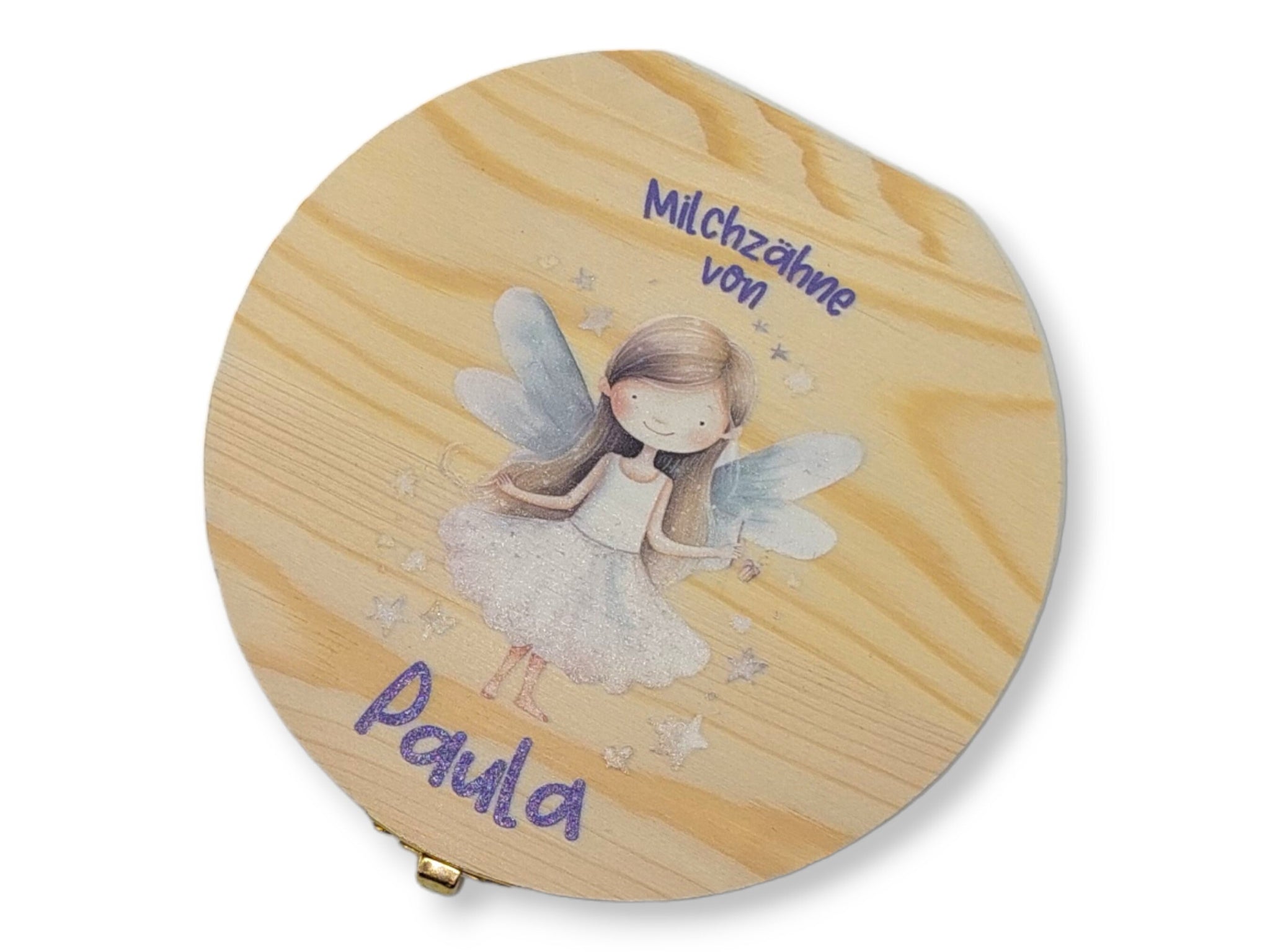 Milchzahndose personalisiert "Zahnfee" / Milchzahnbox aus Holz