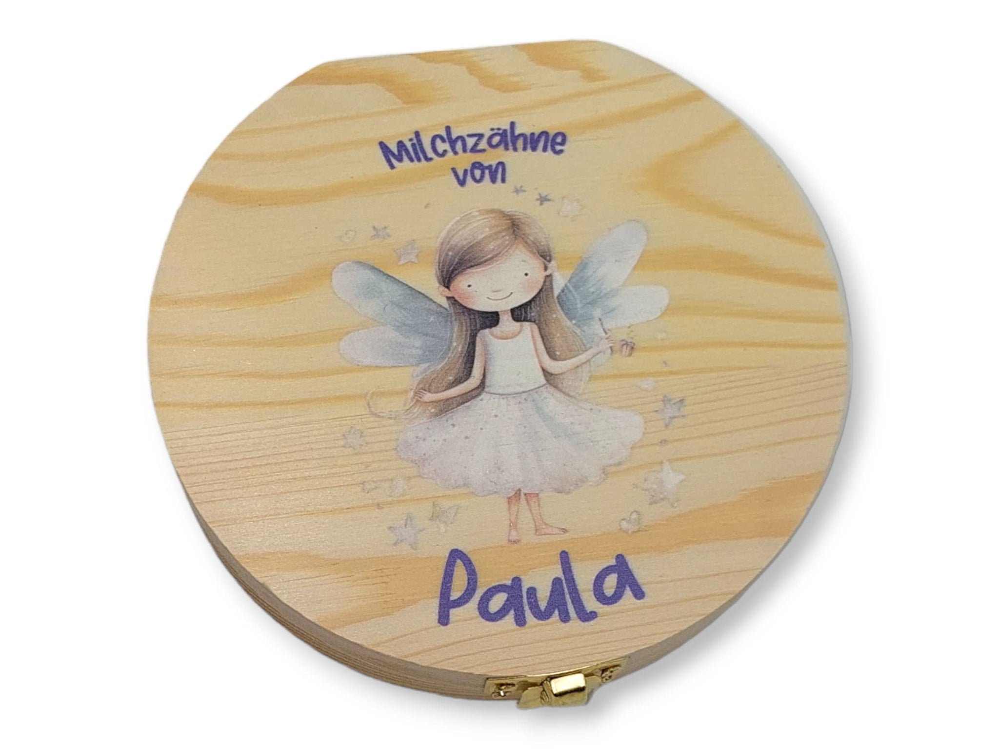 Milchzahndose personalisiert "Zahnfee" / Milchzahnbox aus Holz