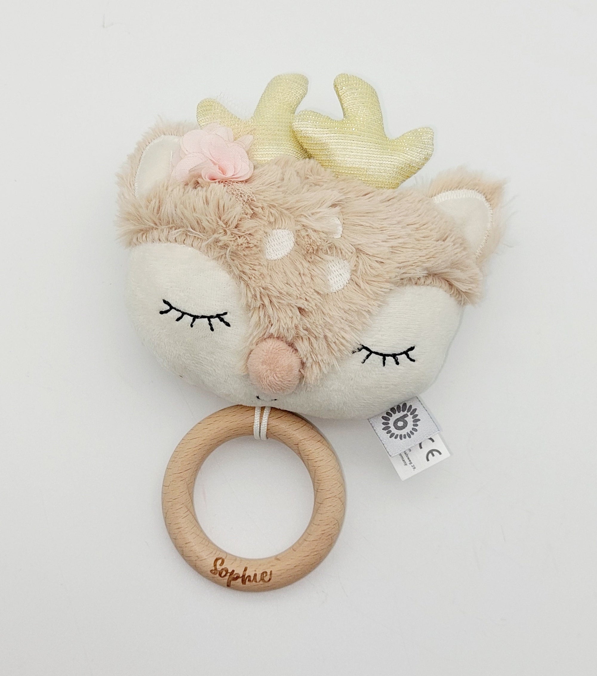 Spieluhr Baby personalisiert mit Name, Spieluhr personalisiert, Spieluhr Reh