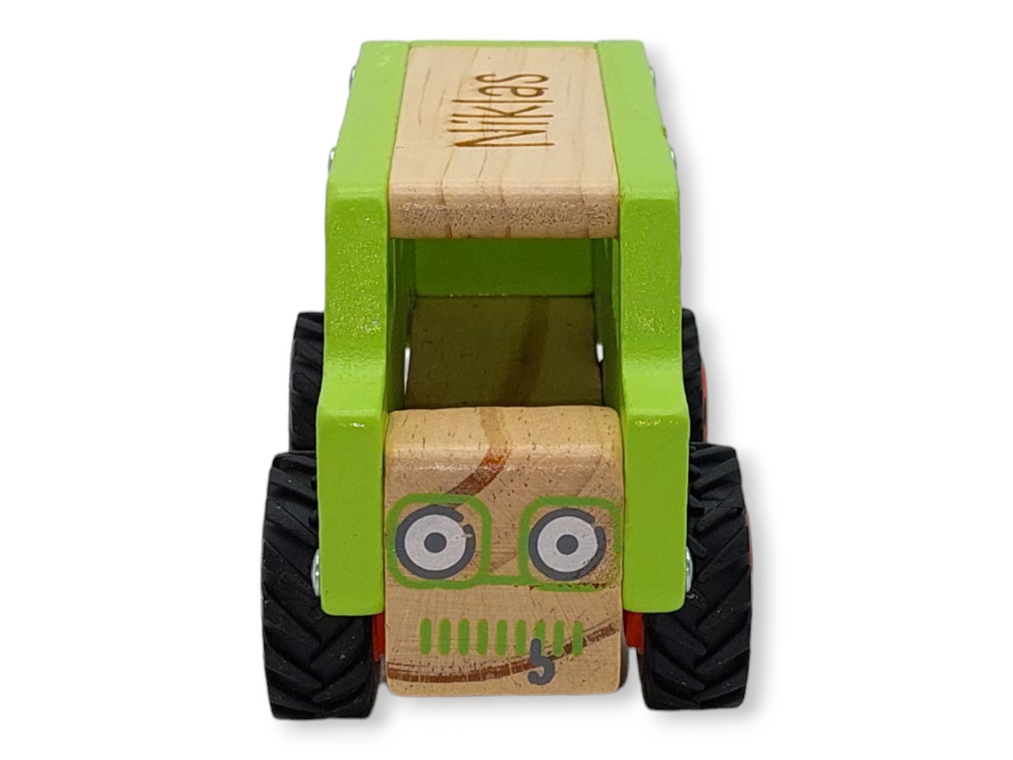 Schiebeauto "Geländewagen" personalisiert mit Name, Schiebtier, Holztier