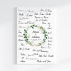 Druckdatei Gästebuch Hochzeit "Greenery"