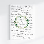 Druckdatei Gästebuch Hochzeit "Greenery"