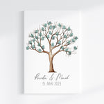 Druckdatei Fingerabdruck Gästebuch "Baum" Fingerprint