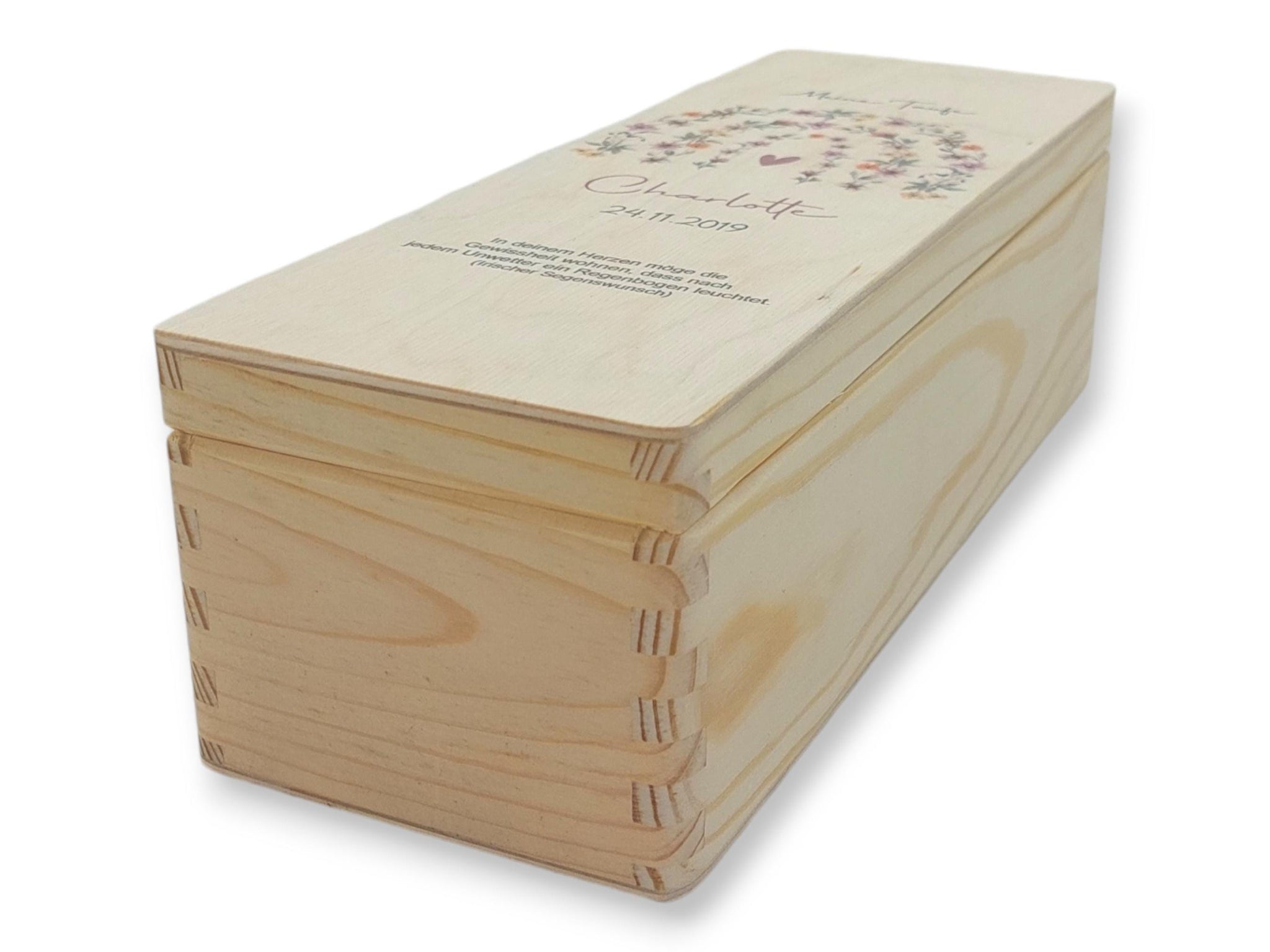 Kerzenbox aus Holz, Aufbewahrungskiste Kerzen, Kerzenkiste