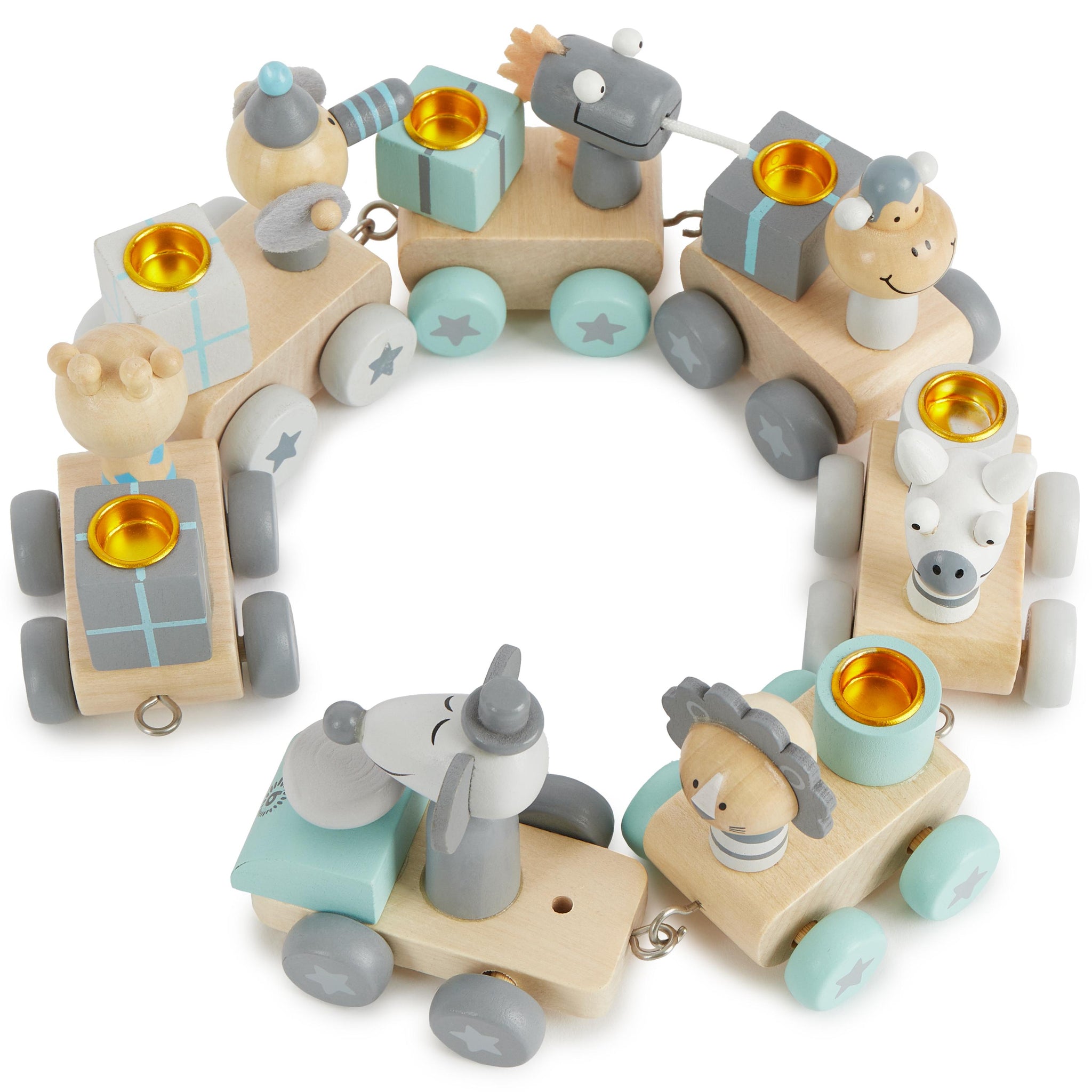 Geburtstagszug mit Zahlen 0-99, blau, Geburtstagszug, Babygeschenk zur Geburt, Geburtstagszug Kerze, Kindergeburtstag Deko, Dekoration