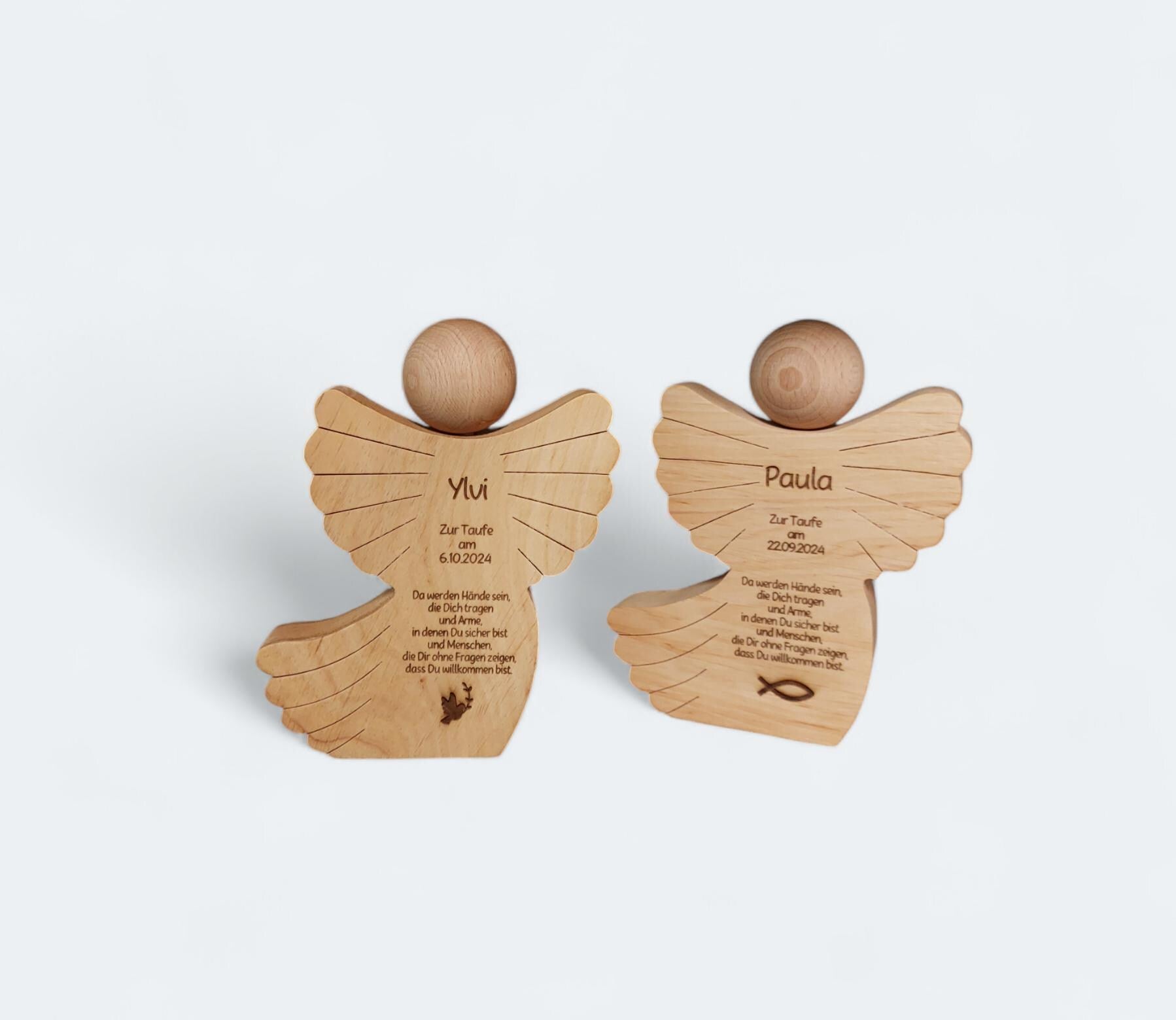 Engel aus Holz mit Gravur, Geschenk zur Taufe, Geldgeschenk, Taufgeschenk, Geldgeschenk Taufe, Erstkommuniuon, Geschenk zur Kommunion