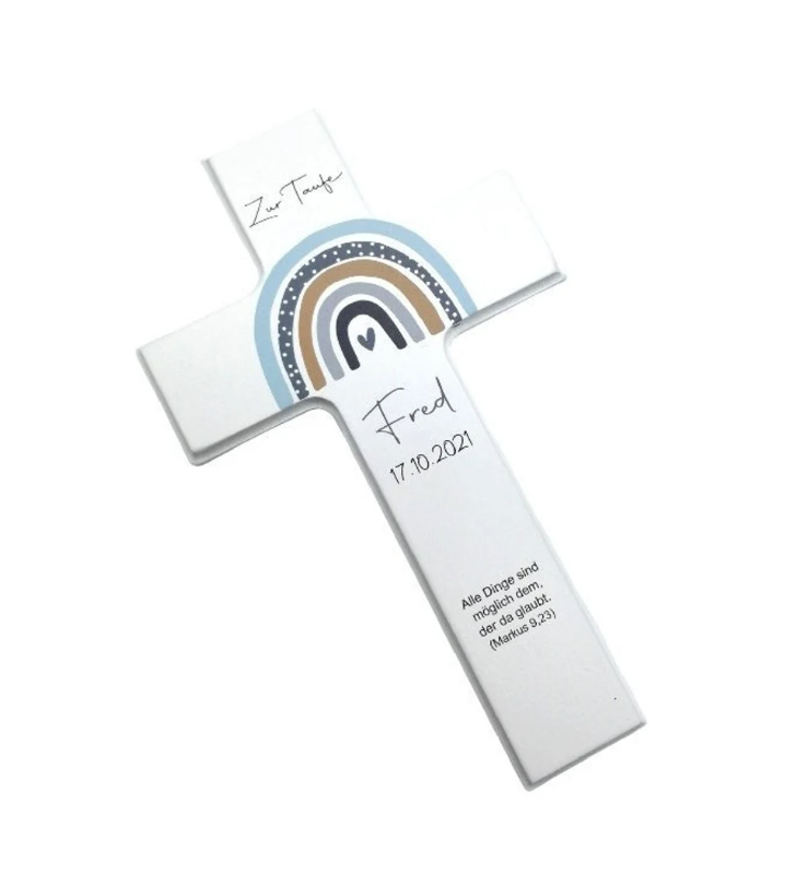 Personalisierbares Taufkreuz