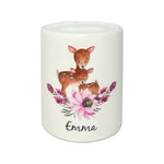 Spardose "Rehe" personalisiert mit Namen