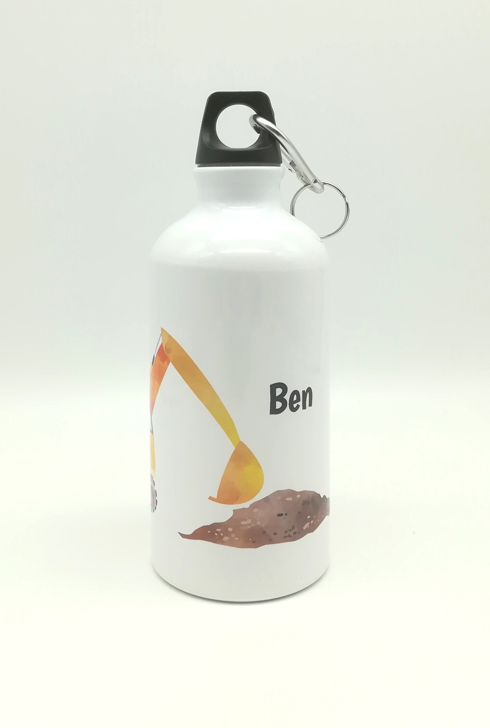Trinkflasche mit Namen "Bagger" / individuell/ Flasche/ Kinder trinkflasche 500ml/ Kindergarten / Schule