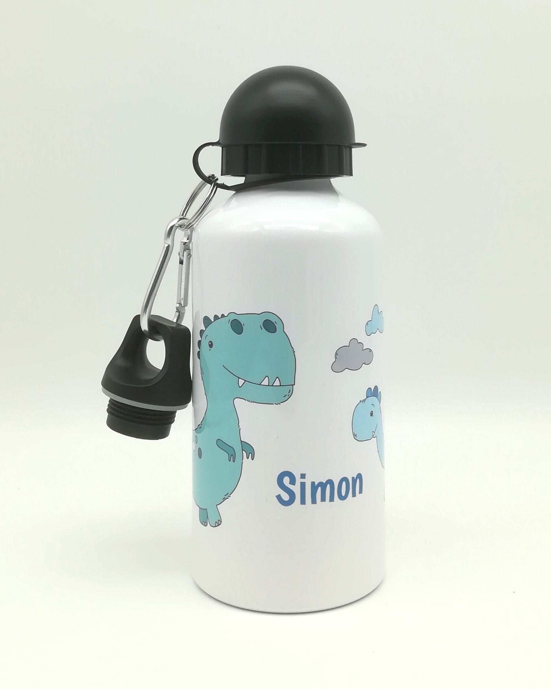 Trinkflasche mit Namen "Dino2" / individuell/ Flasche/ Kinder trinkflasche 500ml/ Kindergarten / Schule