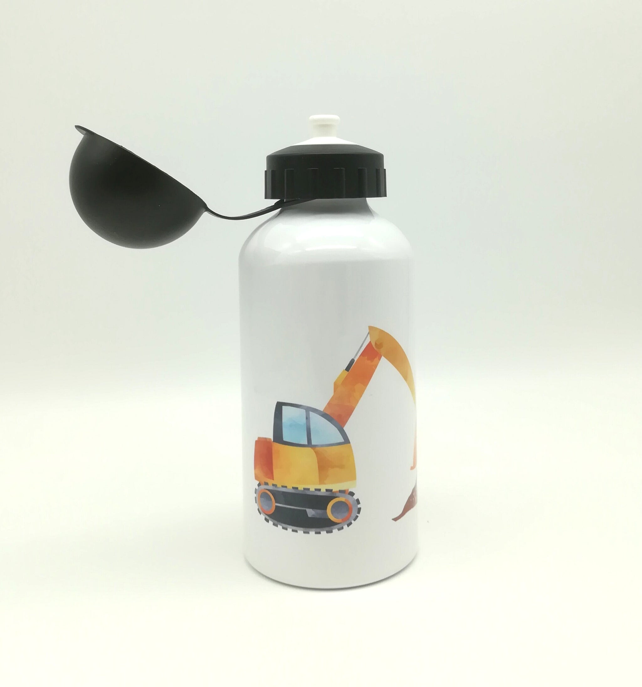 Trinkflasche mit Namen "Bagger" / individuell/ Flasche/ Kinder trinkflasche 500ml/ Kindergarten / Schule