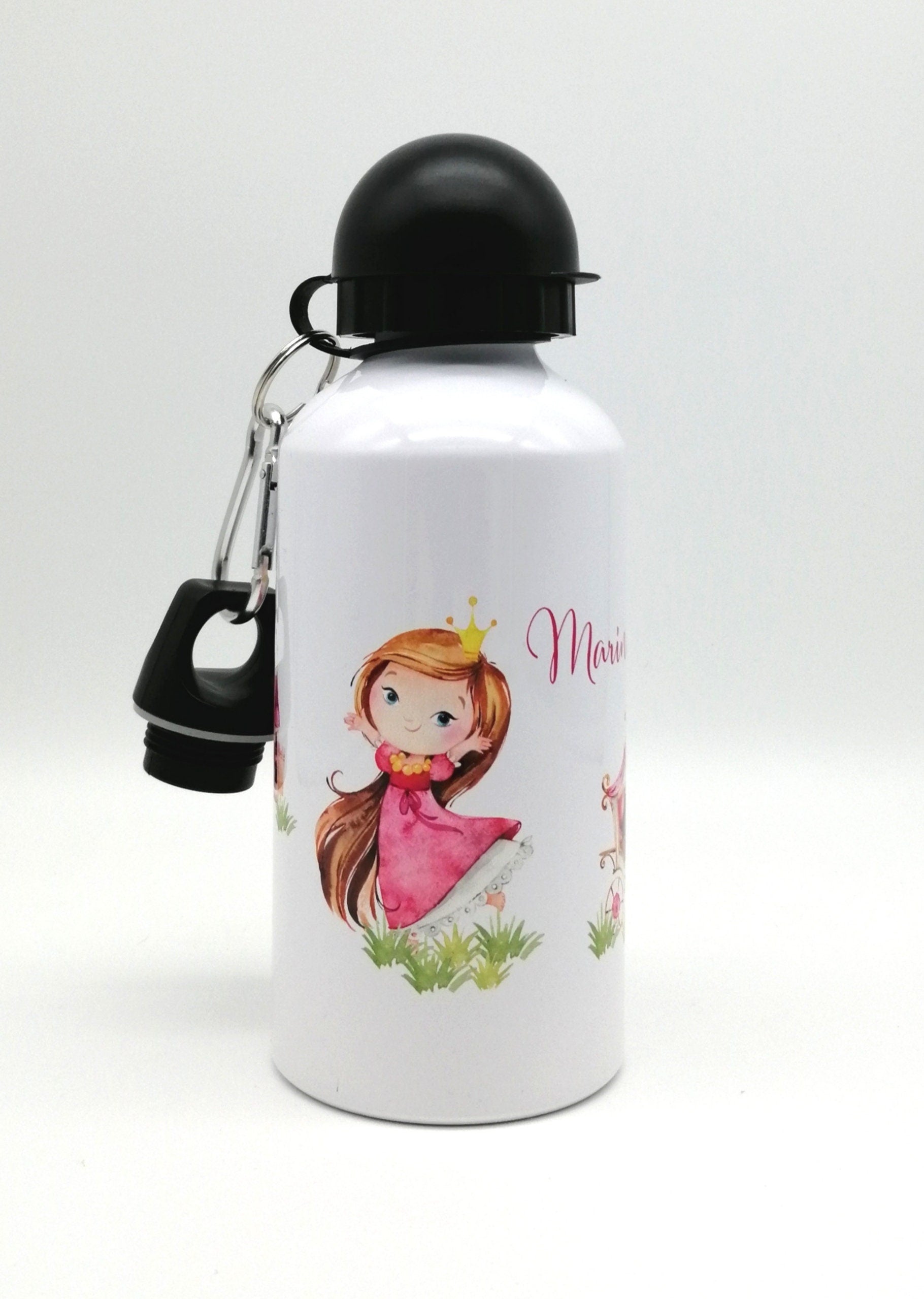 Trinkflasche mit Namen "Prinzessin" / individuell/ Flasche/ Kinder trinkflasche 500ml/ Kindergarten / Schule