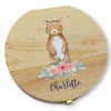 Milchzahndose personalisiert "Boho Bär" / Milchzahnbox aus Holz
