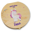 Milchzahndose personalisiert "Einhorn" / Milchzahnbox aus Holz