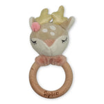 Baby Rassel, Greifling personalisiert mit Name, Greifring, Greifling Baby