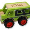 Schiebeauto "Geländewagen" personalisiert mit Name, Schiebtier, Holztier
