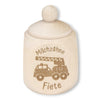 Milchzahndose personalisiert "Feuerwehr" / Milchzahnbox aus Holz