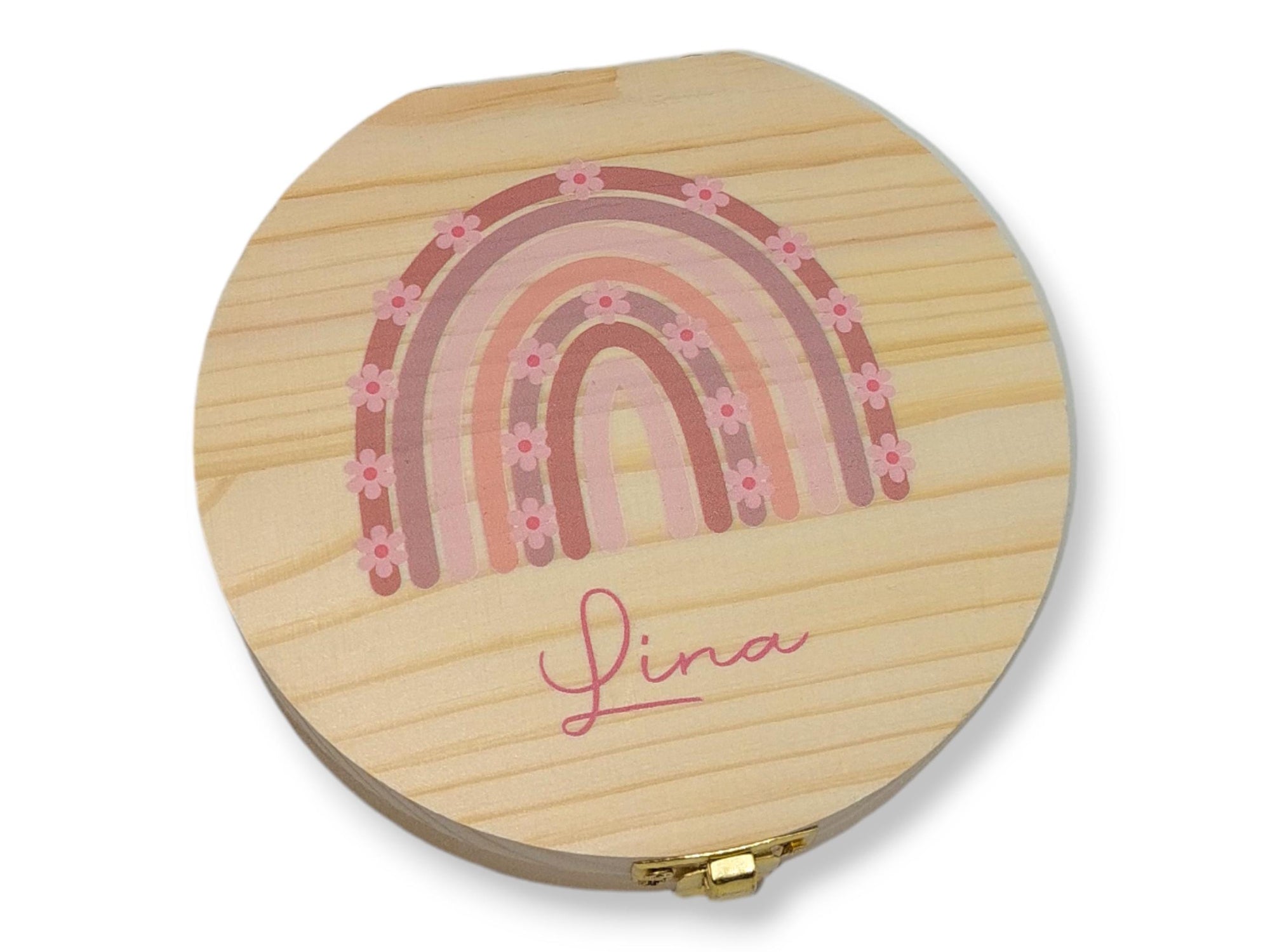 Milchzahndose personalisiert "Bogen" / Milchzahnbox aus Holz, personalisierte Zahndose Holz, Geschenkidee Kinder, Zahnbox, Kindergeschenk
