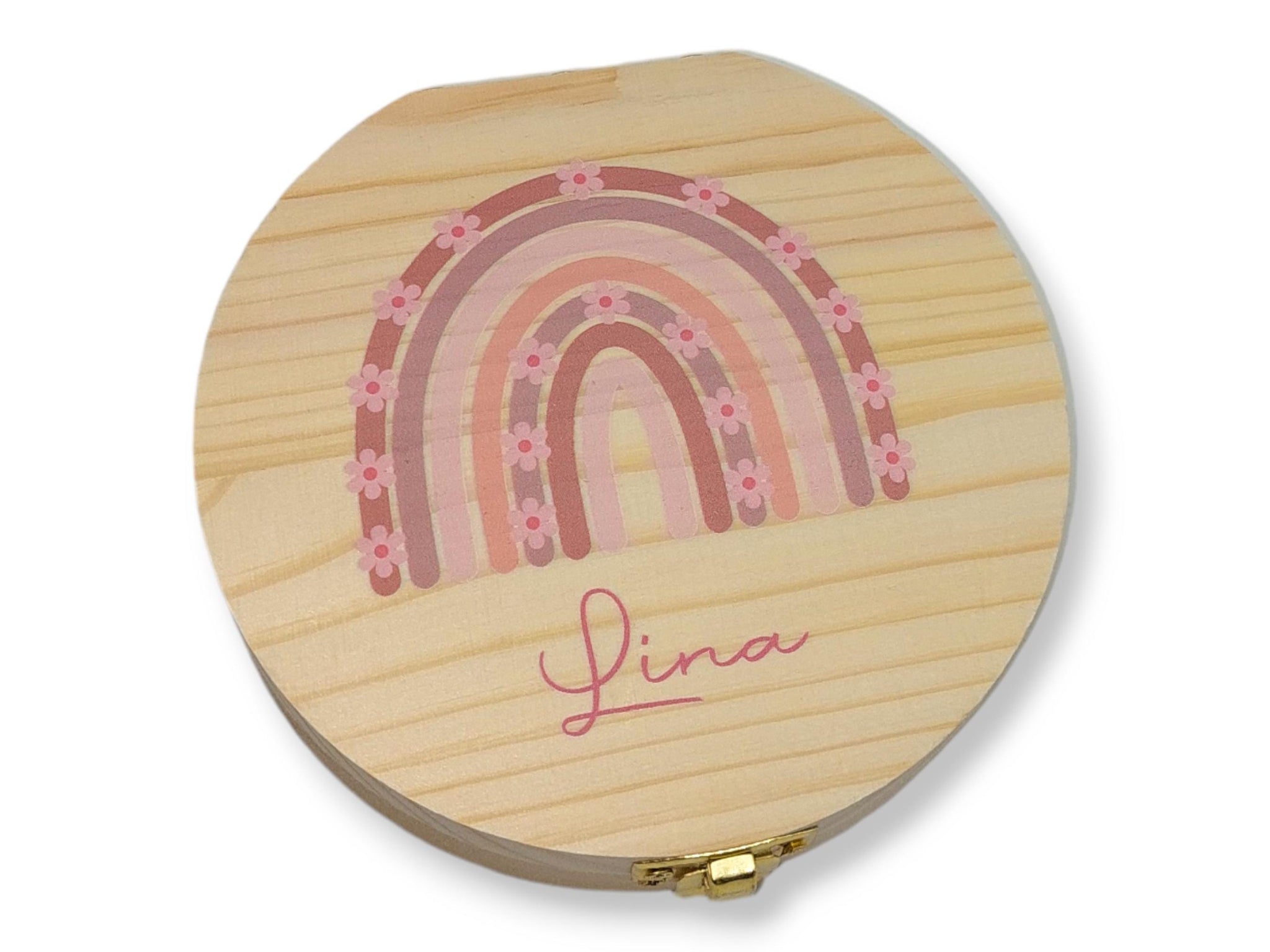 Milchzahndose personalisiert "Bogen" / Milchzahnbox aus Holz, personalisierte Zahndose Holz, Geschenkidee Kinder, Zahnbox, Kindergeschenk
