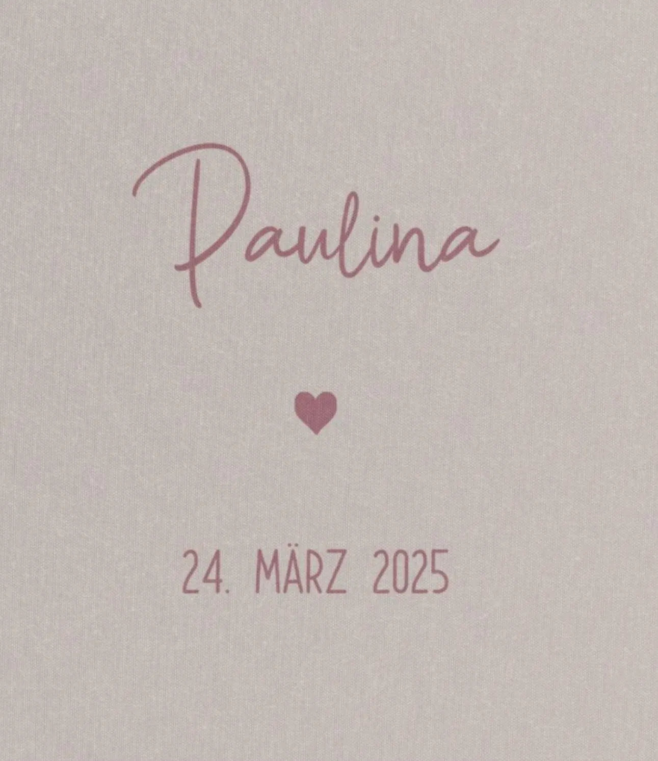 Fotoalbum personalisiert Baby, Kind "Schrift" Leinen